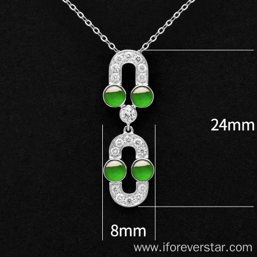 Icy Pure Green Jadeite Fashion Style Jadeite Sets